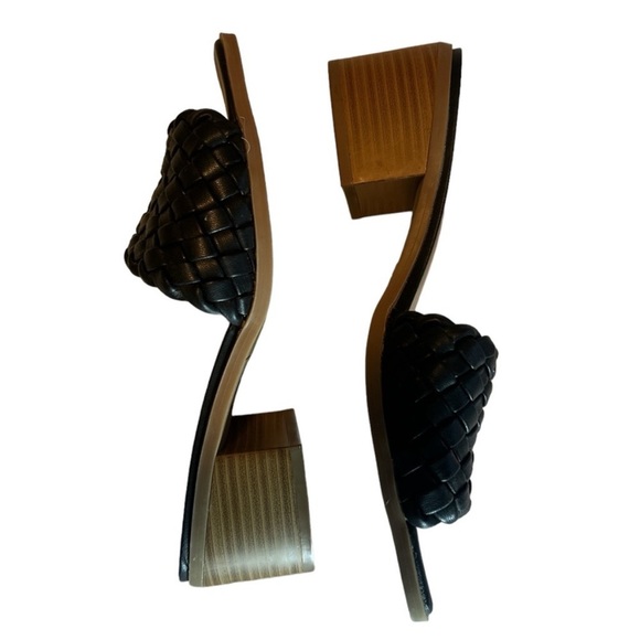 Vintage 7 Eight black sandals size 6.5 - Picture 2 of 7